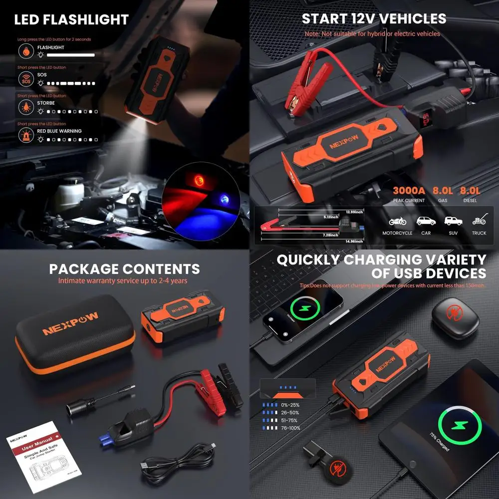 Car Battery Jump St…