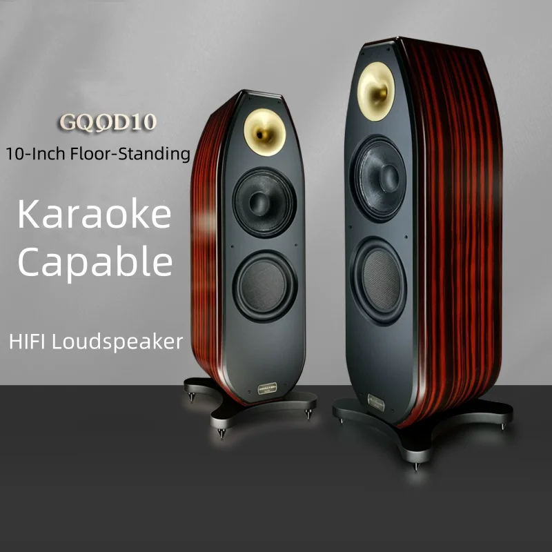 

GQQD10 10-inch Horn Loudspeaker High-End Karaoke Home Audiophile Speaker 300W 8Ohm with Tray Base