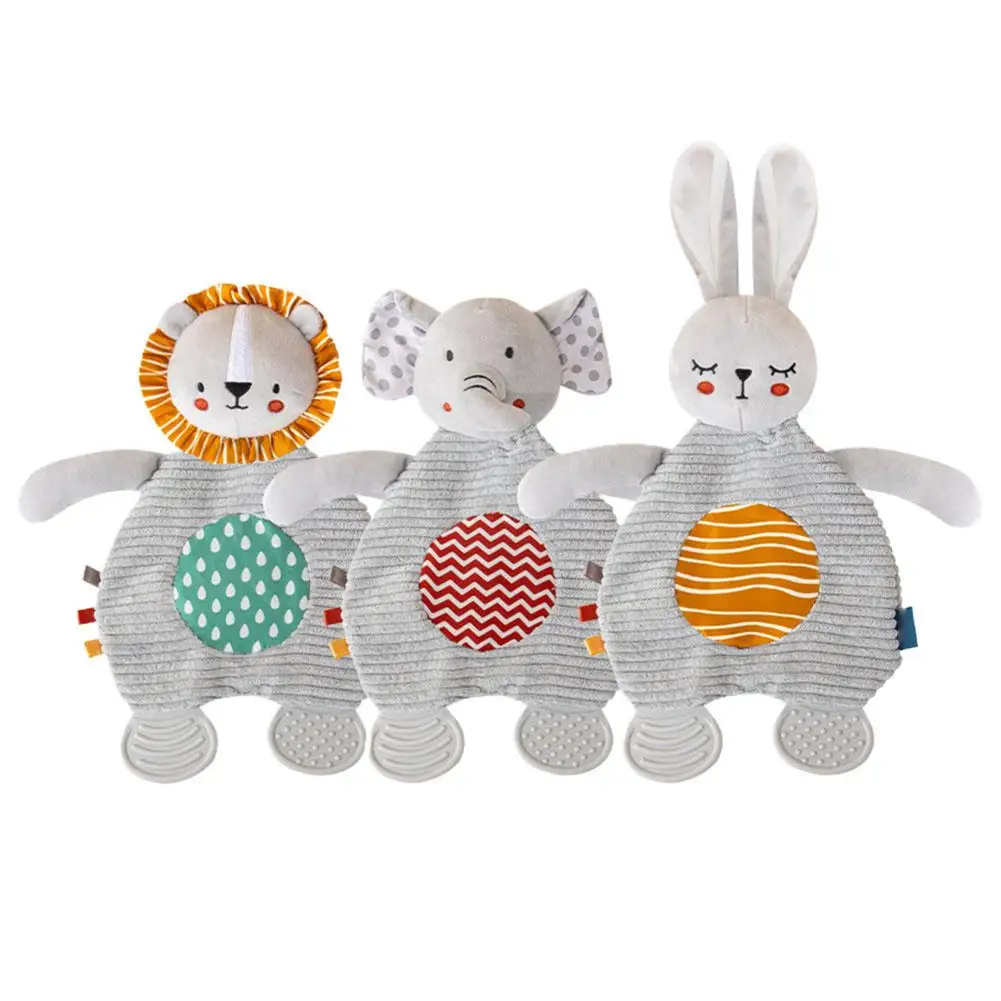 Soothing Towel Doll Teething Toys Educational MultiFunction Soothing Dolls For 3 6 9 12 Months Baby Gifts Peluche Sensorial X4O6