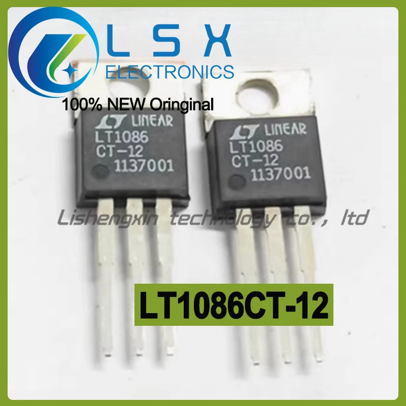 1-5pcs LT1086CT-12 TO-220 New and Original