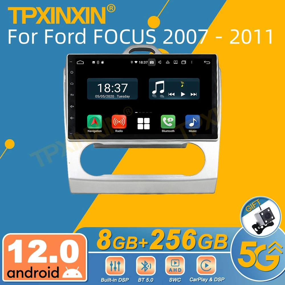 

Автомагнитола 2DIN для Ford FOCUS 2007-2011, мультимедийный проигрыватель с GPS Навигатором и экраном