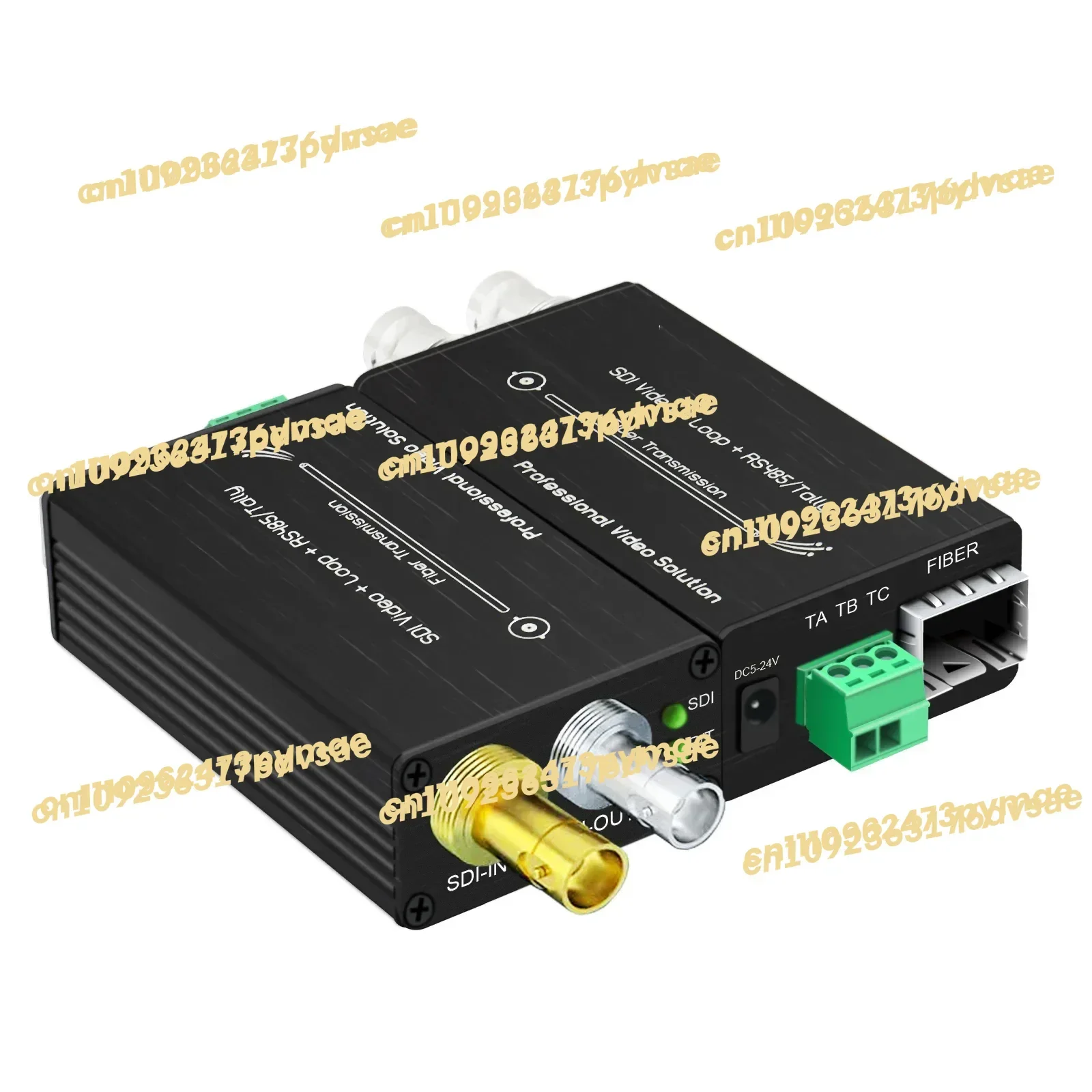 

NEW Mini 3G SDI Video to Fiber Optic Converter including Transmitter and Receiver with Tally and loop out SMF 20KM