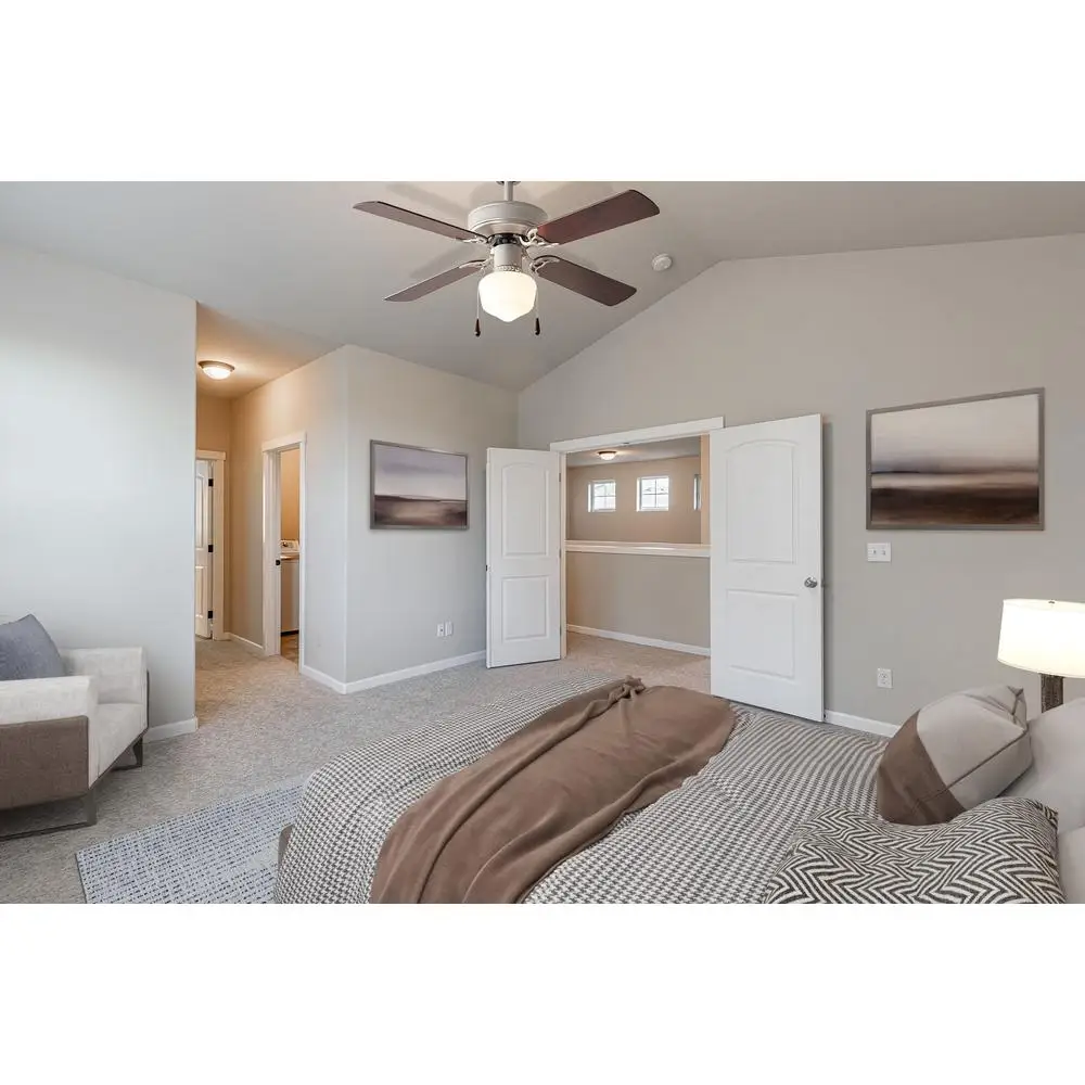 42 Inch Ceiling Fan with Light Kit 2 Pack Reversible Motor Quiet Operation Downrod Tri Mount Small Spaces