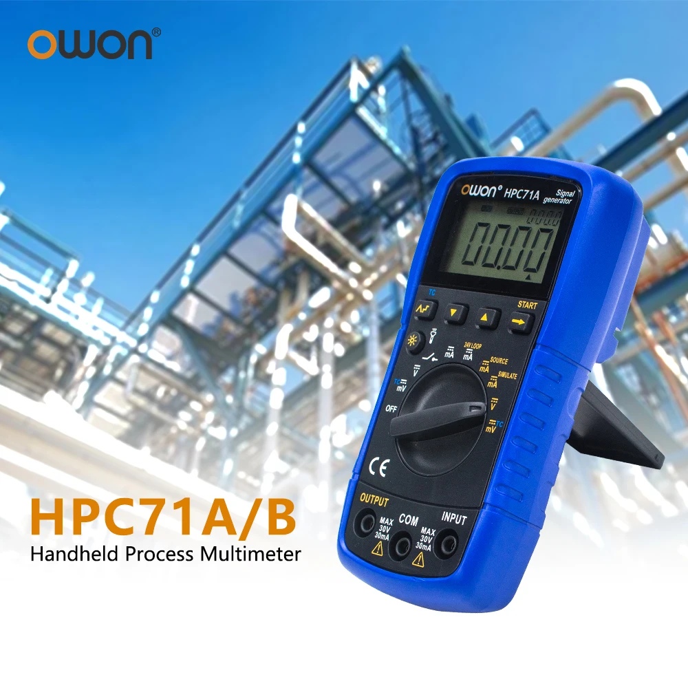 Owon HPC71A/HPC71B Process Signal Source High Precision Function Generator for Engineering Applications