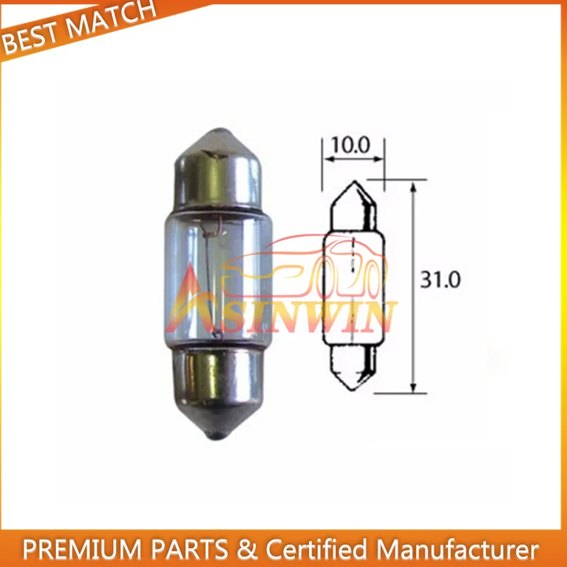 الداخلية قبة ضوء لمبة السيارات الداخلية المصباح الكهربي يناسب لهوندا 8 واط 12 فولت 04110-SWA-305 34253-671-003 34253671003 #6