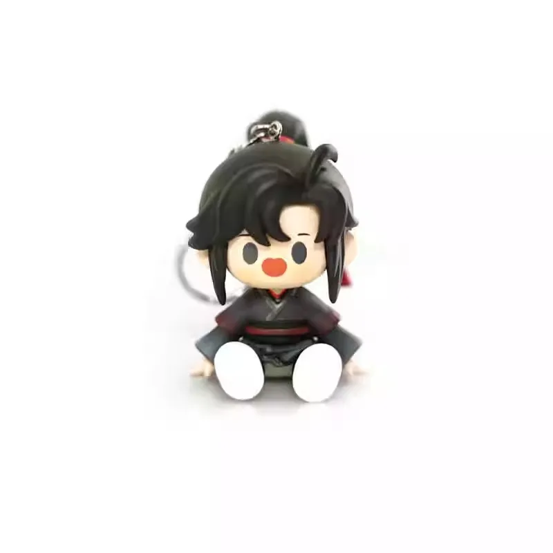 พวงกุญแจตุ๊กตาตัวการ์ตูน Wuxian LAN Wangji พวงกุญแจตุ๊กตาคอสเพลย์ต้นฉบับของขวัญสำหรับเด็กสั่งล่วงหน้า