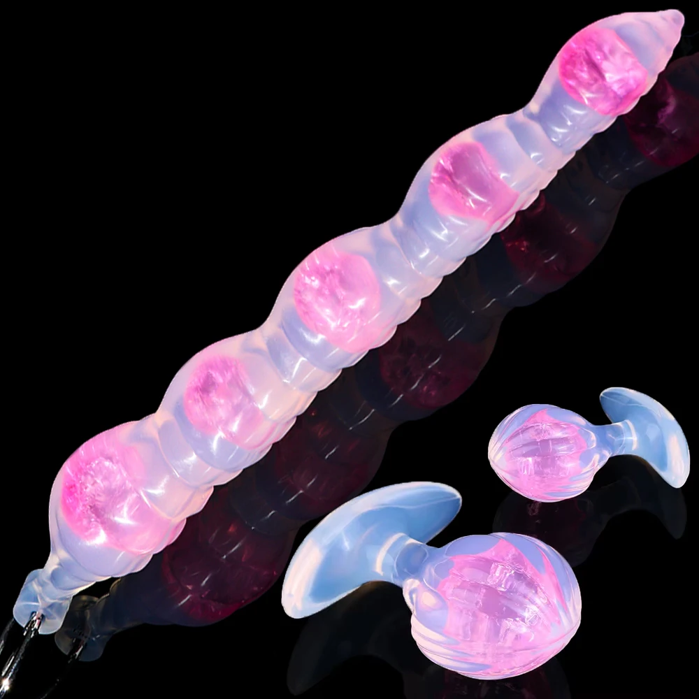 NNSX Soft Silicone Anal Plug Long Octopus Tentacle Dildo Fantasy Masturbator Anal Dilator XXL Dildos Sex Toys for Women Men