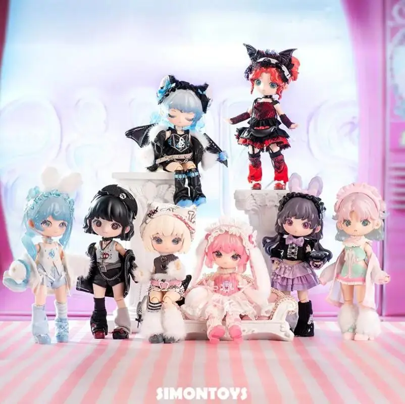 

Simontoys Genuine Liroro V25 Binary Sweetheart Series Blind Box Toys 1 12 Scale Bjd Anime Action Figure Kawaii Collectible Model