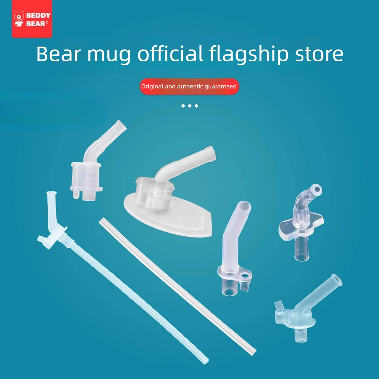 Beddybear Kids Insulated Cup Spare Parts Retro Pocket Style Silicone Sip Tip Straw Non Spill Drinking Lids Replacement