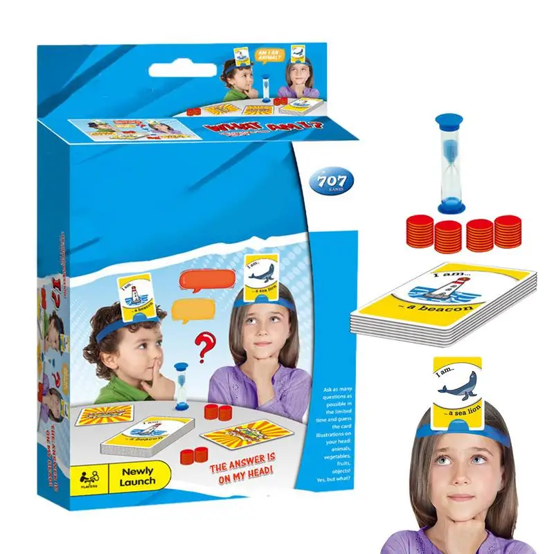 Board Card Guess Game Imaginative Guess Game Cards For Children Challenging Party Cards With Bright Colors For Banquet Class