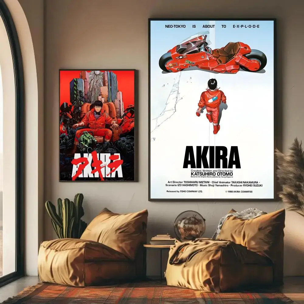 A-Akiras Poster HD Wall Art Decal Self-Adhesive Aesthetic Decor For Home Living Bedroom Bar Aesthetic