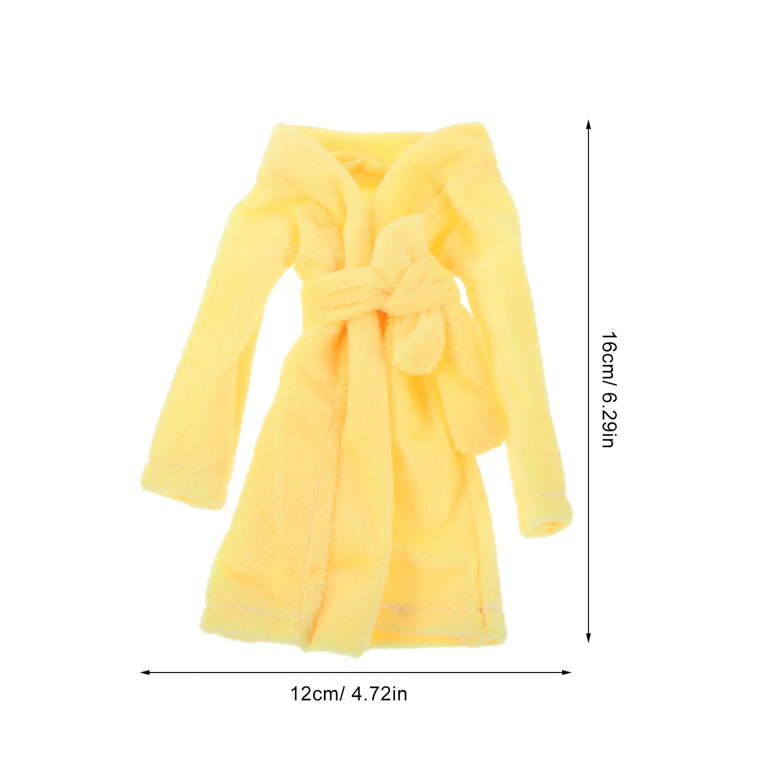 Elegant Mini Sleepwear Outfit - Soft Babydoll Bathrobe for Pretend Play Scenarios - Pajama Set for Nightwear Collection and