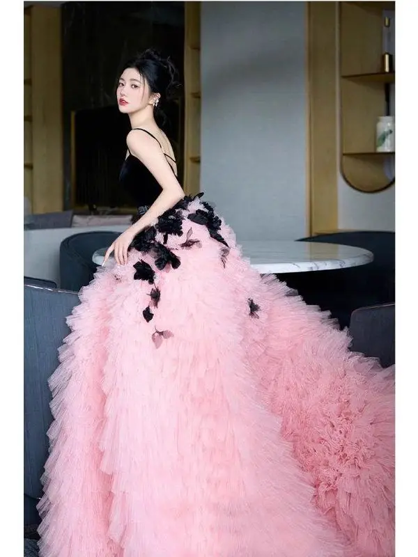 Pink Puffy Skirt We…