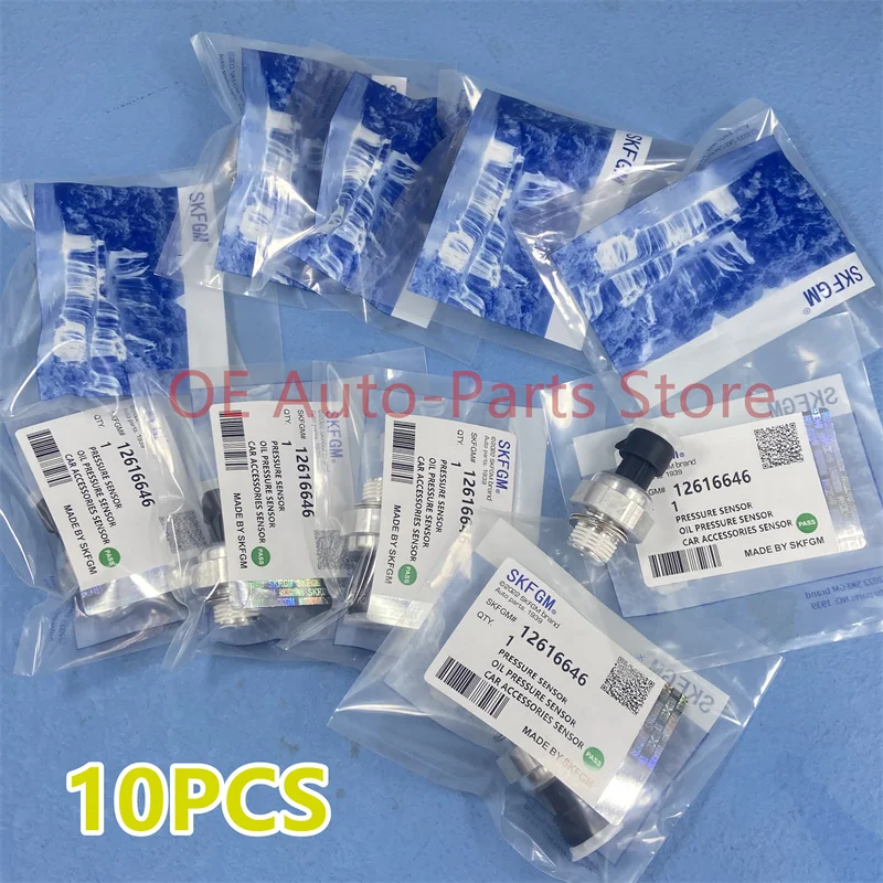

10PCS Engine Oil- Pressure Sensor Sender Switch For Buick Chevrolet Cadillac CTS Trailblazer Tahoe GMC Hummer H2 12616646