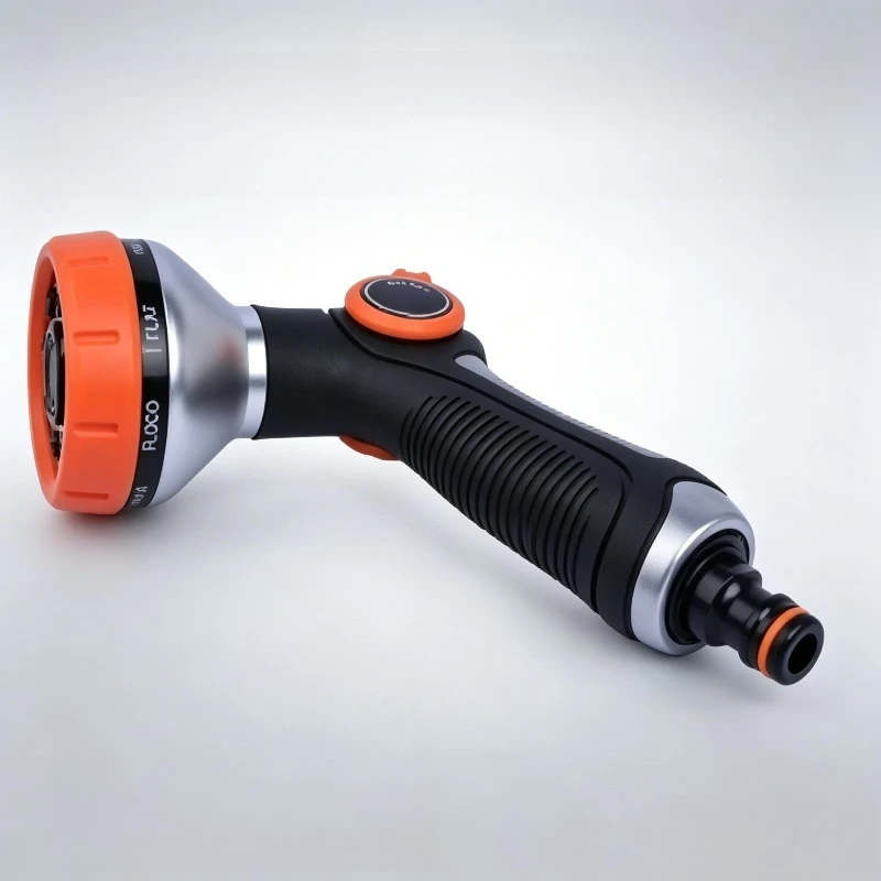Practical tools for garden watering, household garden watering tools, 8-function handheld gardening sprinkler head