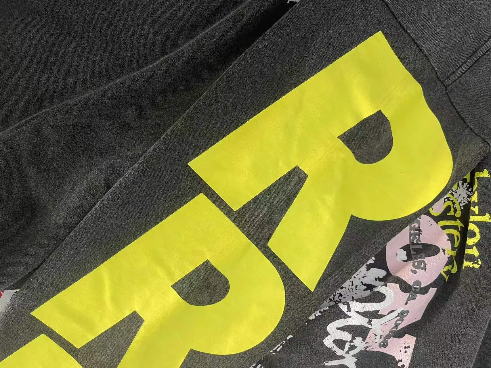 تي شيرت كبير الحجم 2025ss مغسول RRR123 UNION سلسلة كبسولة محدودة تي شيرت بأكمام طويلة للرجال والنساء عالي الجودة RRR 123 تي شيرت قطني