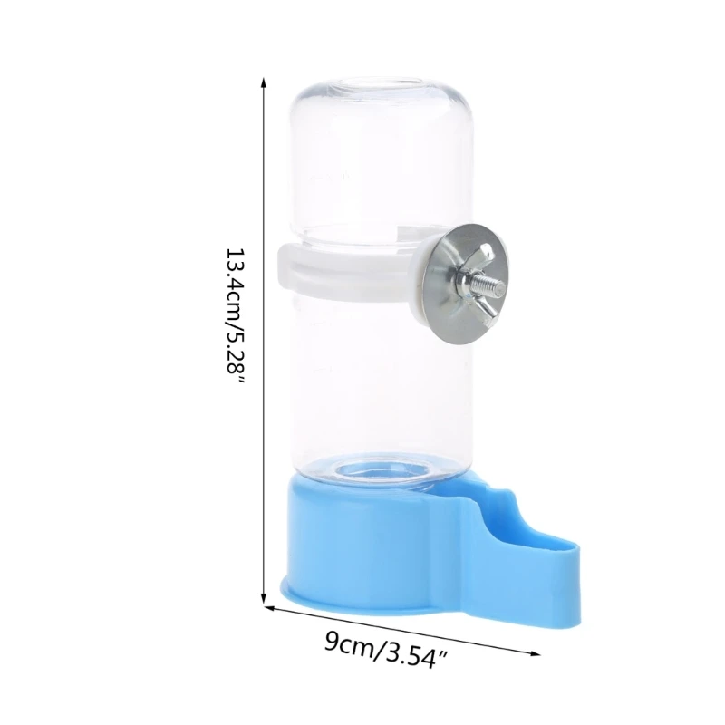 Birds Water Dispenser for Cage Finches 140ml Parakeets Drinker Set Bottle Automatic Bird Cage Water Feeder for Cage