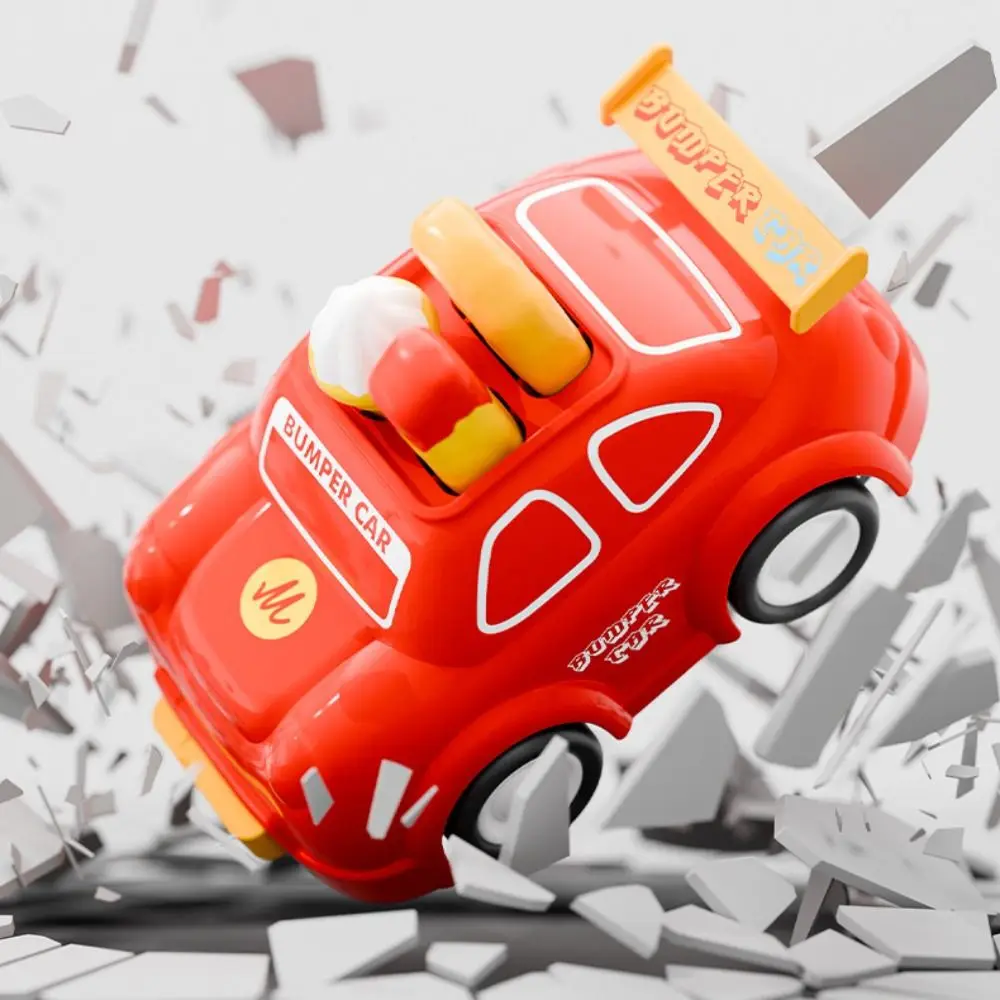 Metal Pull Back Pull Back Simulation Car Inertia Power Press Go Car Figurines Miniatures Cartoon Design Plastic