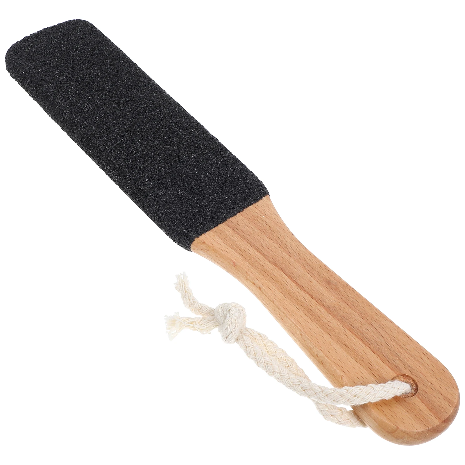 

1pc Foot File Remover Keratin Scraper Pedicure Tool Bamboo Handle Dead Skin Foot Scraper With Handle Smoother Nail File
