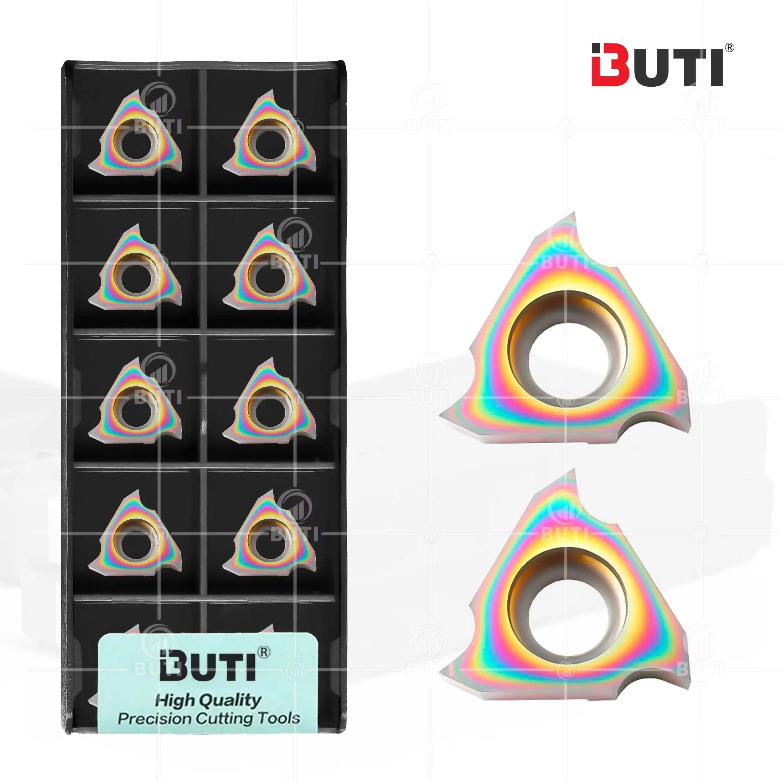 

CNC Lathe TGF32R Vertical Shallow Threaded Blades TGF32R100/200/300 Hardened Steel Grooving Insert Seven Color Round Head Insert