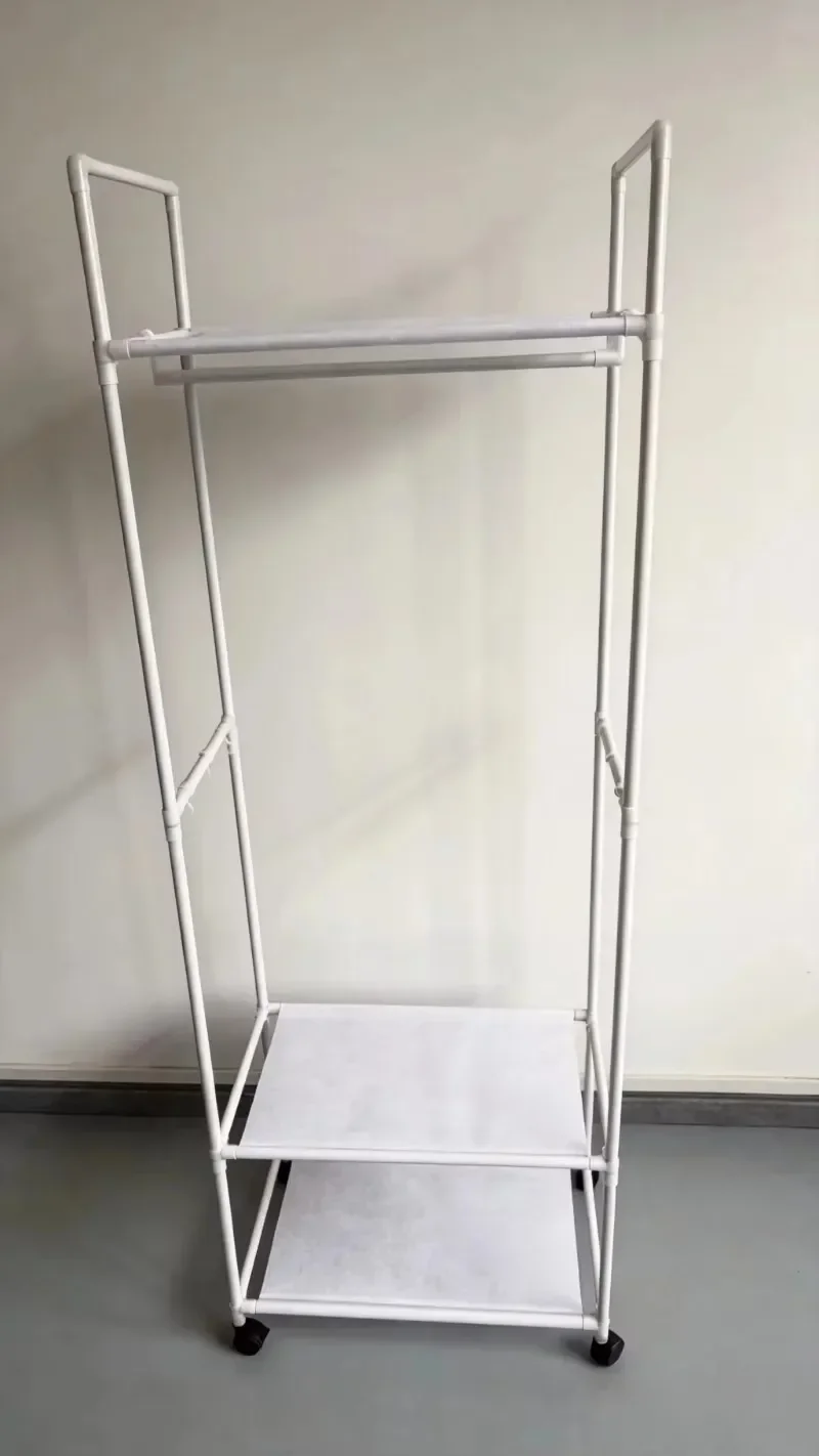 Mehrstöckiger Kleiderständer mit Haken, platzsparender Kleiderorganizer, vielseitiger Kleiderständer für Wohnzimmer, Kleideraufbewahrung – Detail 10