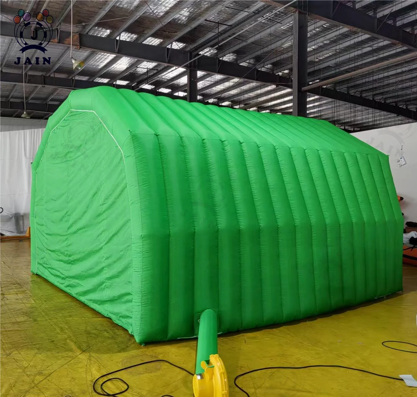 Oxford Inflatable Event Tent, Inflatable Stage Cover Marquee with Removable Doors, Green Tent for Party Music Festival