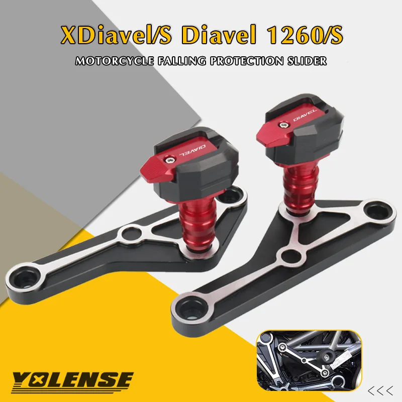 

For Ducati X Diavel/S 16-18 Diavel 1260 1200S XDiavel 19-22 Falling Protection Frame Slider Fairing Guard Crash Pad Protector