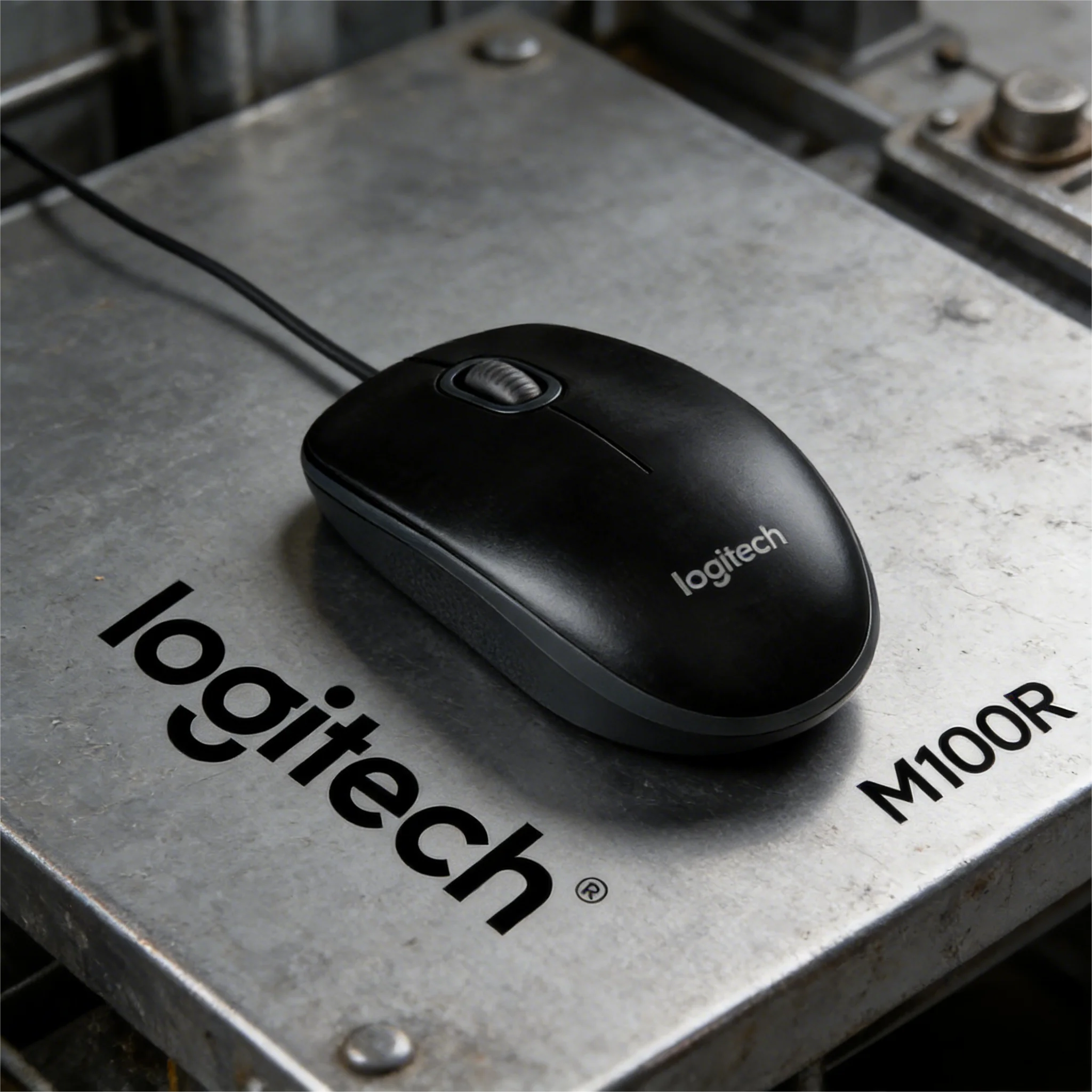 

Logitech M100R Highly Durable Wired Mouse Stable Performance for Business