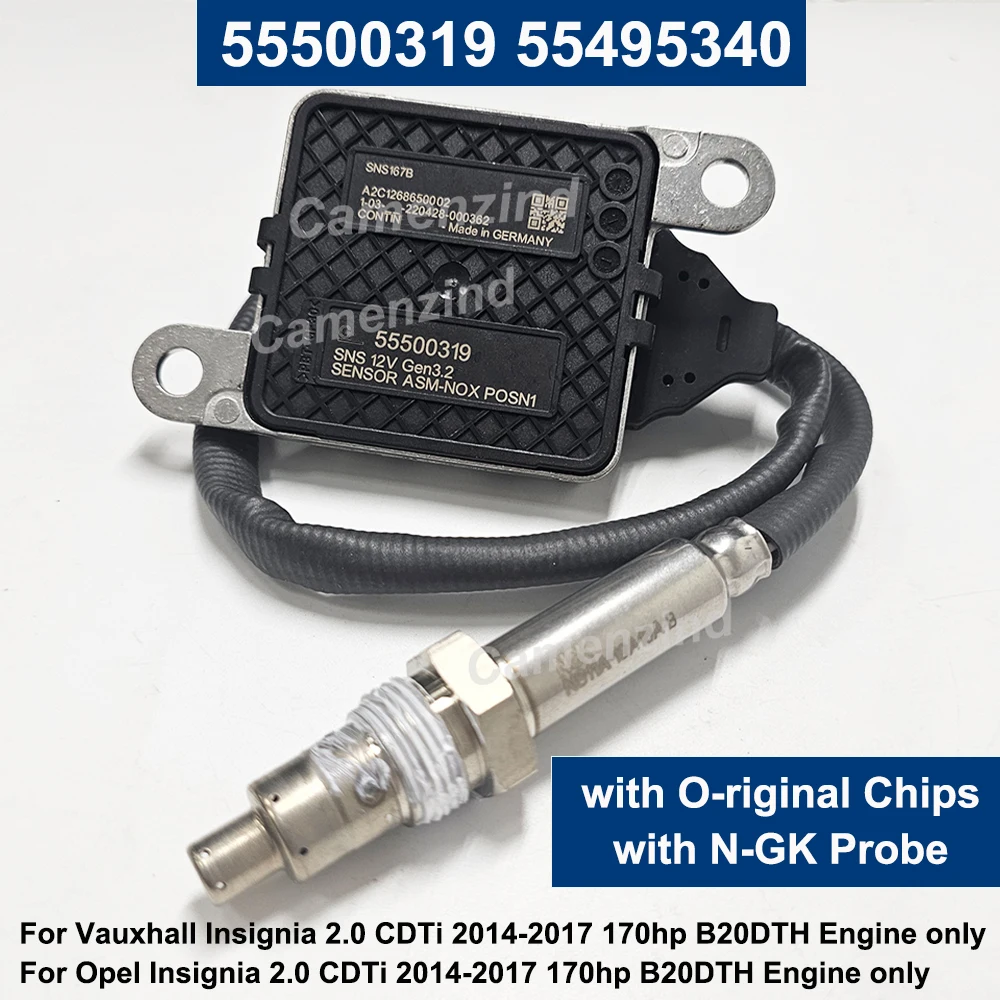 

55500319 55495340 55487269 Передний датчик Nox для Opel Vauxhall Insignia A Caravan Country Tourer 2,0 CDTI B20DTH 170 л.с 2014-2017