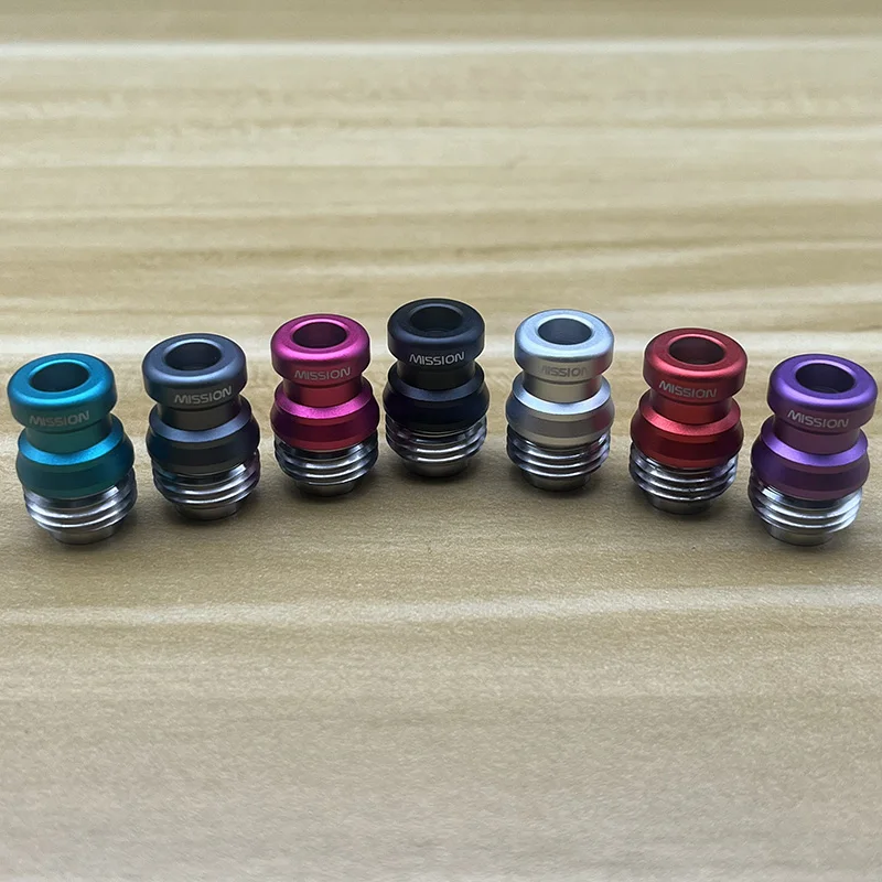 Mission XV Cosmos Style Drip Tip 316ss Air Holes Diameters 2.0mm 3.0mm 4.5mm for SXK BB / Billet Box Mod Kit vape Accessories