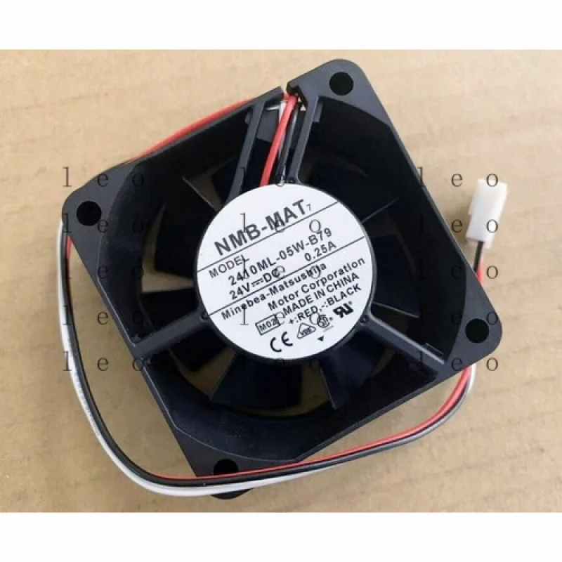 

AA NMB 2410ML-05W-B79 24VDC 0.25A 6025 6CM 3-wire double ball cooling fan