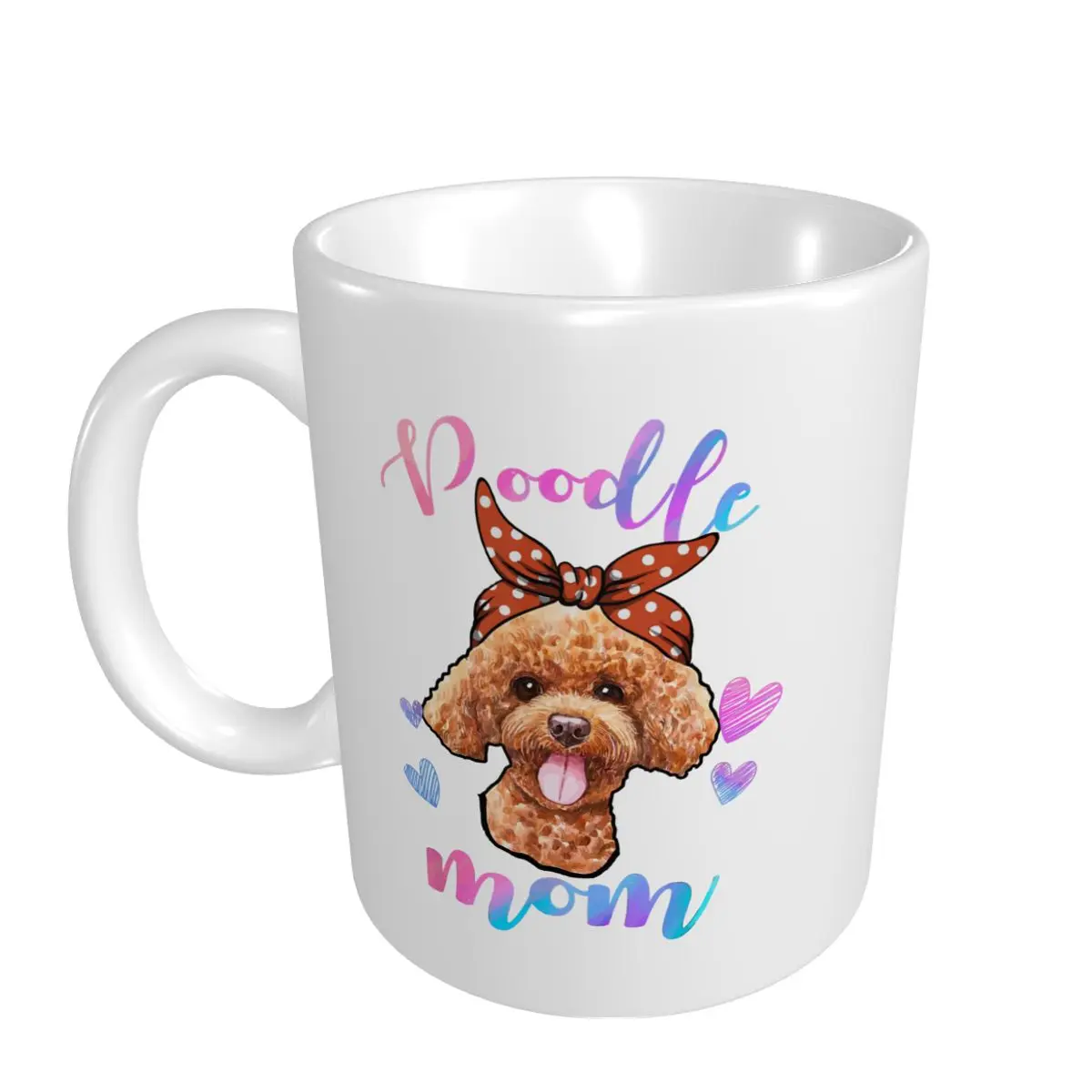 Mark Cup Mug Cute Poodle Dog Mom Mama Puppy Lover Mother Coffee Mugs Tea Milk Water Cup Travel Mugs For Office Home