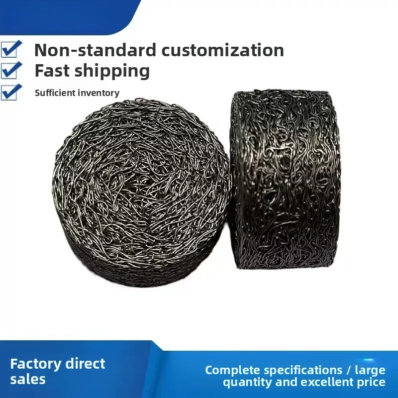 304 Stainless Steel Compressed Wire Mesh Gasket Washer, Filter Screen for High‑Pressure Foam Lance & Air Purifier