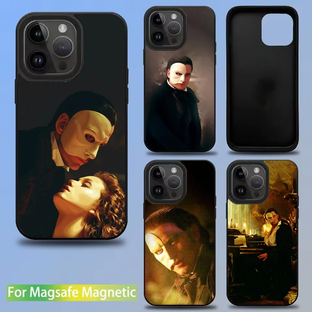 

The Phantom Of The Opera Phone Case For IPhone 16 15 14 13 12 11 Pro Mini Max Soft Magnetic Cover