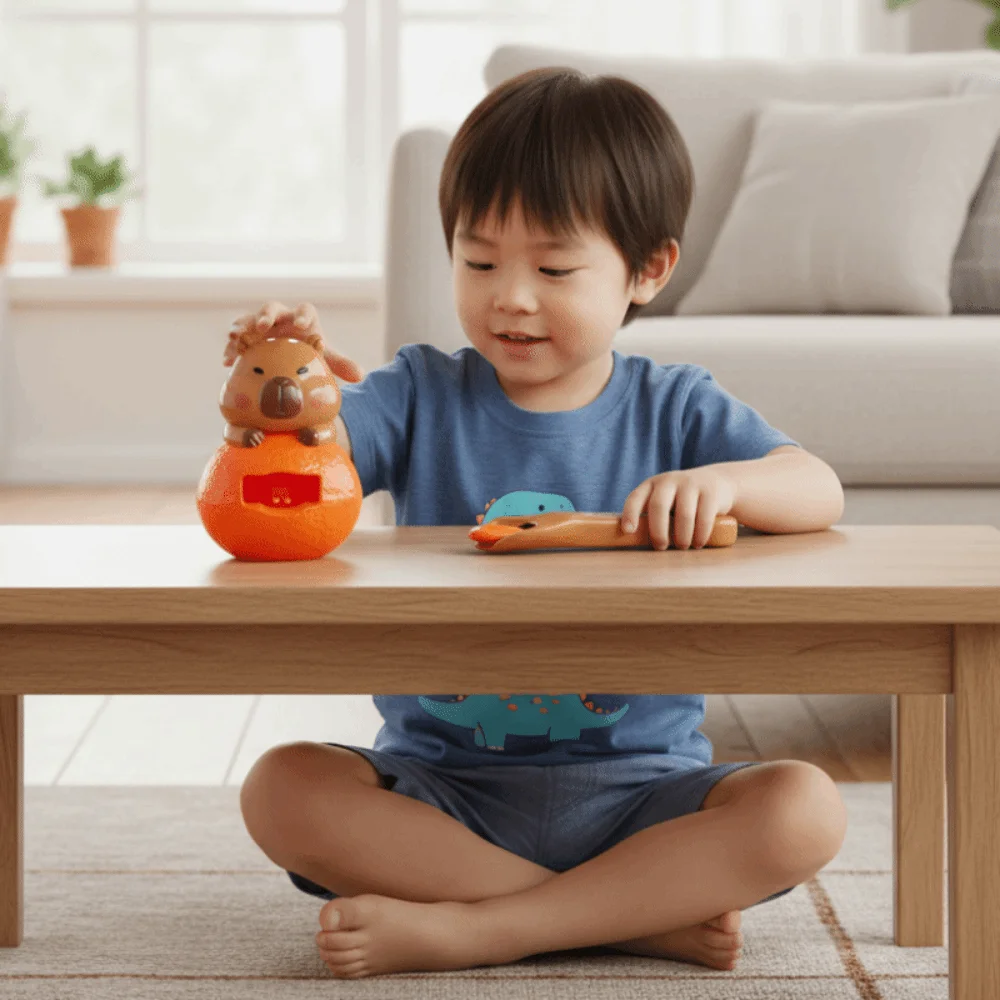 

Simulation Model Capibara Food Feeding Pretend Play Role Play Little Rabbit Pudding Early Education Kawaii Pudding Feeding Set