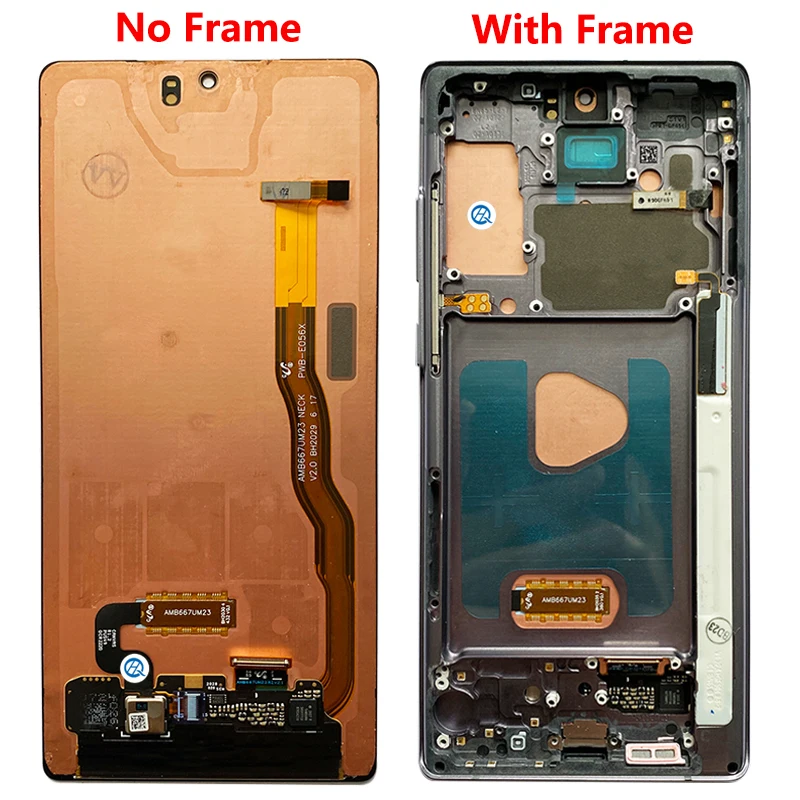 With Dead Pixel For Samsung Note 20 5G LCD Display Digitizer For Note20 SM-N980F N981B LCD Display Touch Panel