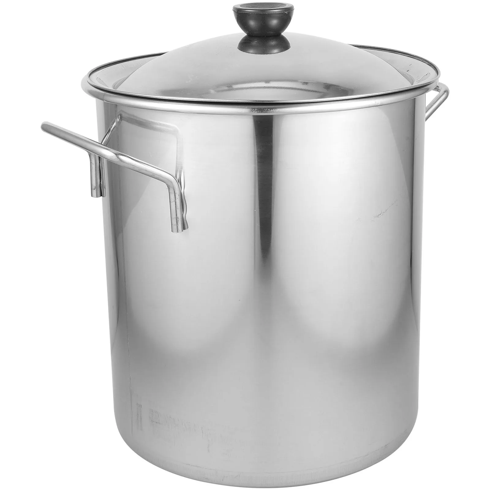 

Stainless Steel Stockpot Polished Thick Large Capacity Soup Pot Lid Handles Cooking Boiling Crawfish Crabs Home Brewing