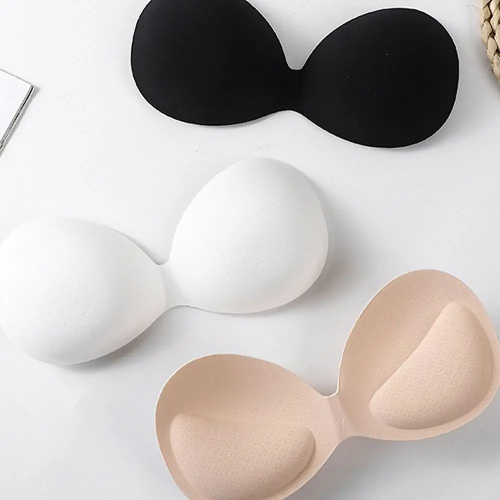 Reusable Soft Party Latex Cotton Push Up Wedding Inserts Chest Pad Invisible Pads Sponge Bra Pads Swimsuit Padding Inserts