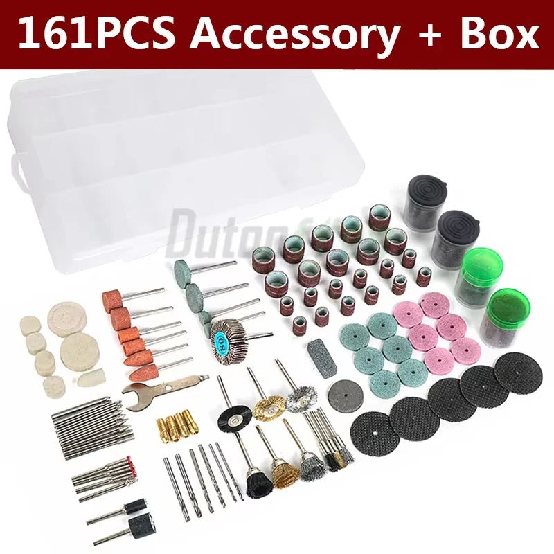 161/276/361 pieces/set woodworking metal carving electric sanding carving accessories drill bit power rotating tool accessories