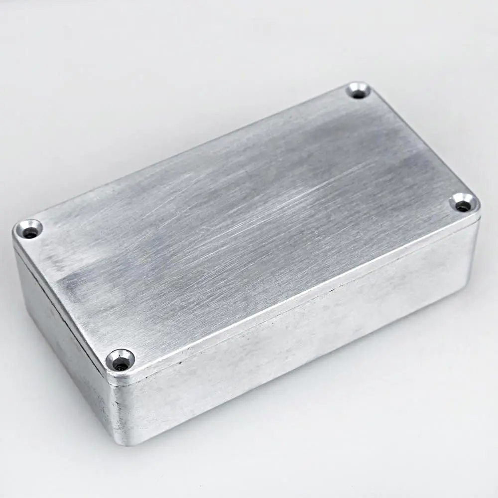 1590B Effects Pedal Enclosure with Screws Aluminum Guitar Effect Cases Holder Replacement  Musical Instrument Kit