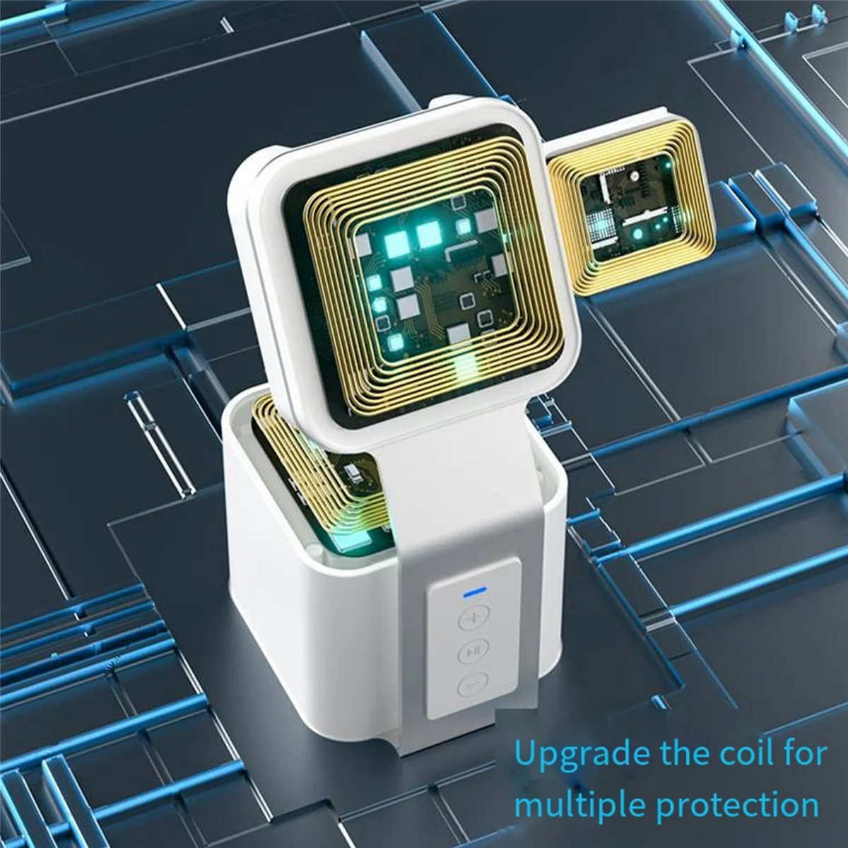 الهاتف المحمول محول الشحن اللاسلكي شاحن شحن سريع 15 واط متعدد الوظائف أربعة في واحد سطح المكتب عمودي الولايات المتحدة التوصيل