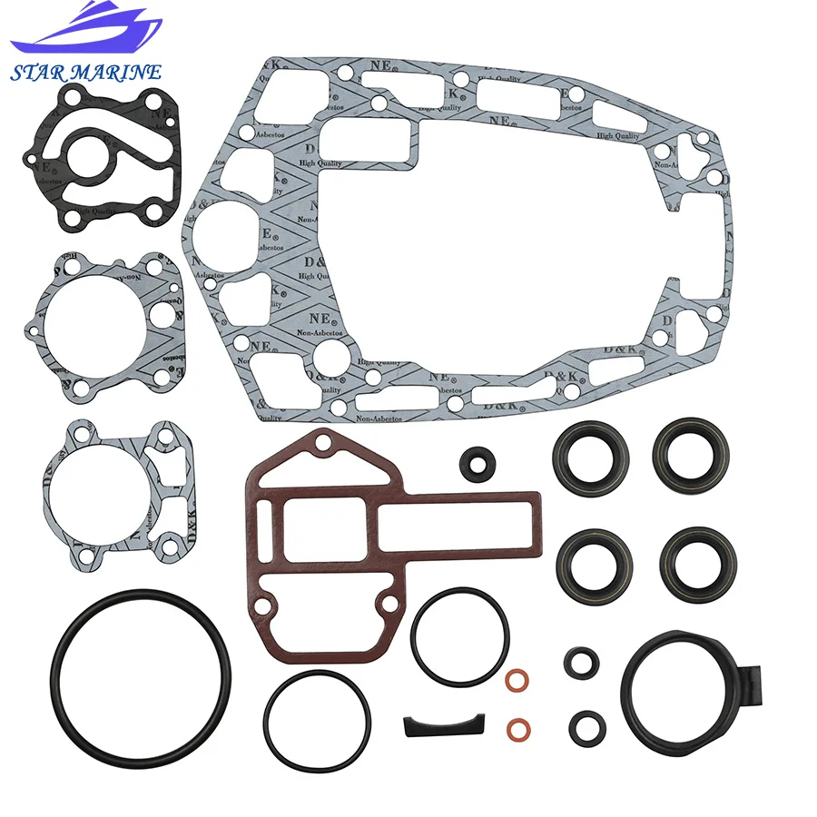 Lower Unit Gasket Kit 688-W0001-22 For Yamaha Outboard Engine 1999-2010 75-90HP 4 stroke (R157) 688-w0001-20 688-W0001-22-00