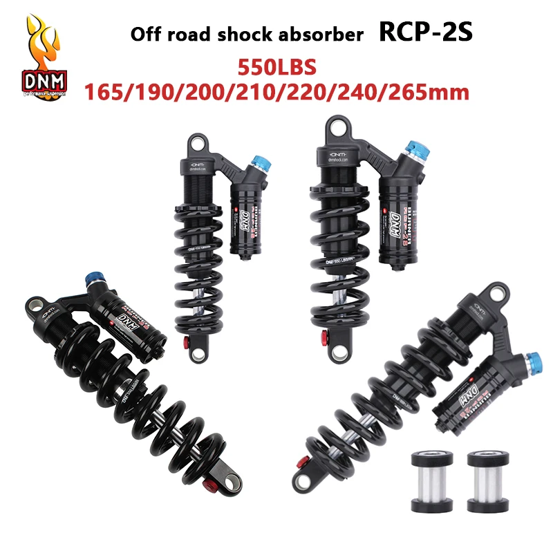 

Задний амортизатор DNM RCP2S для горного велосипеда, горного велосипеда, DH, 190 мм, 200 м, 220 мм, 240 мм, задняя подвеска для горного велосипеда, пружинный амортизатор