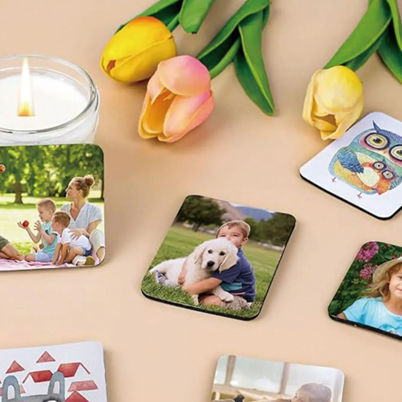 Customizable fridge magnets, unique personalized gifts, the ideal choice for family, mother, and wife