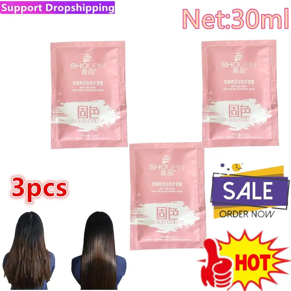 

3x 30ml Magical Keratin Collagen Hair Mask Fast Repair Hair Desiccation Damage Hair Mask Treatment Scalp Hair Shiny Hair Care