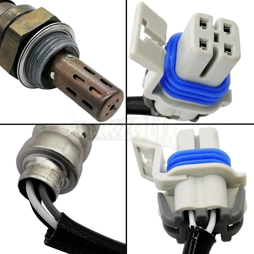 3pcs O2 Oxygen Sensor 234-4647 234-4650 234-4650 for Chevrolet Astro GMC Safari 4.3L 2000 2001 2002 Front Rear 4 Wires Lambda