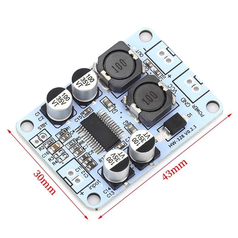 TPA3110 PBTL Digital Amplifier Module 30W Single Channel DC8-26V Class D Audio Board for Bluetooth Speaker