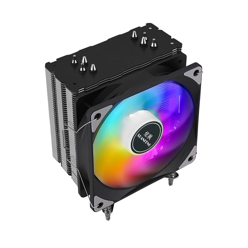 XUANFENG CPU Cooler 120mm Fan 4pin/PWM High Performance Air cooled Processor Compatible LGA2011 2066 AM4 AM5 115x 1200 1700 1851