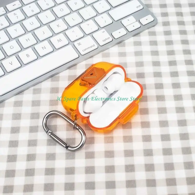 SZ Shockproof TPU Shell for Pro3 Earphone Cover With Convenient Carabiner Clip And Integrated Phone Stand Easy To Clean