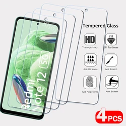 4PCS Tempered Glass Screen Protector For Redmi note 12 5G 12 Turbo 12R 12S 12T pro 12pro + Redmi 12 C 4G Full Cover Glass Film